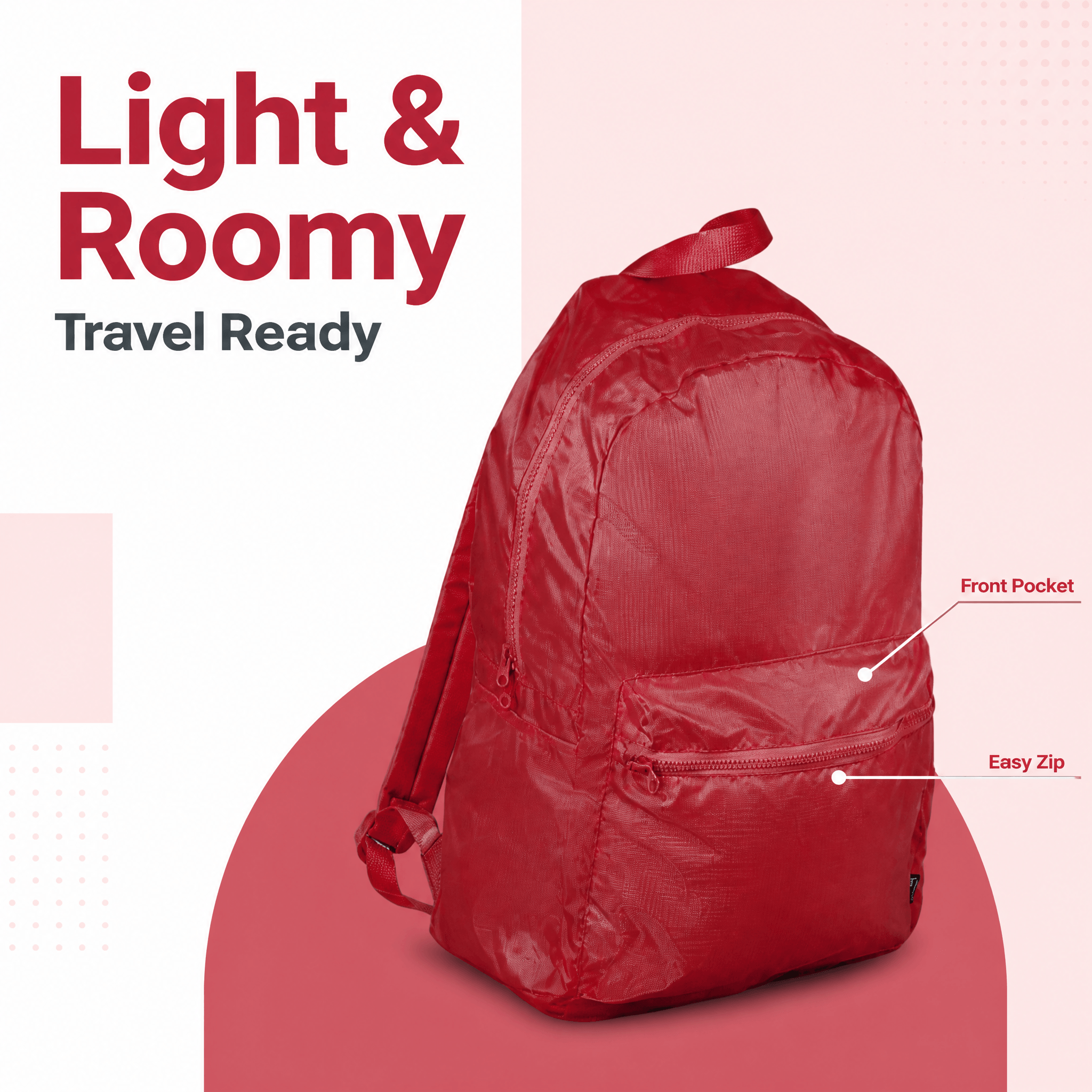Nomad Heart Foldable Backpack