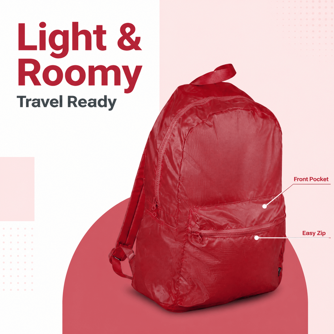 Nomad Heart Foldable Backpack