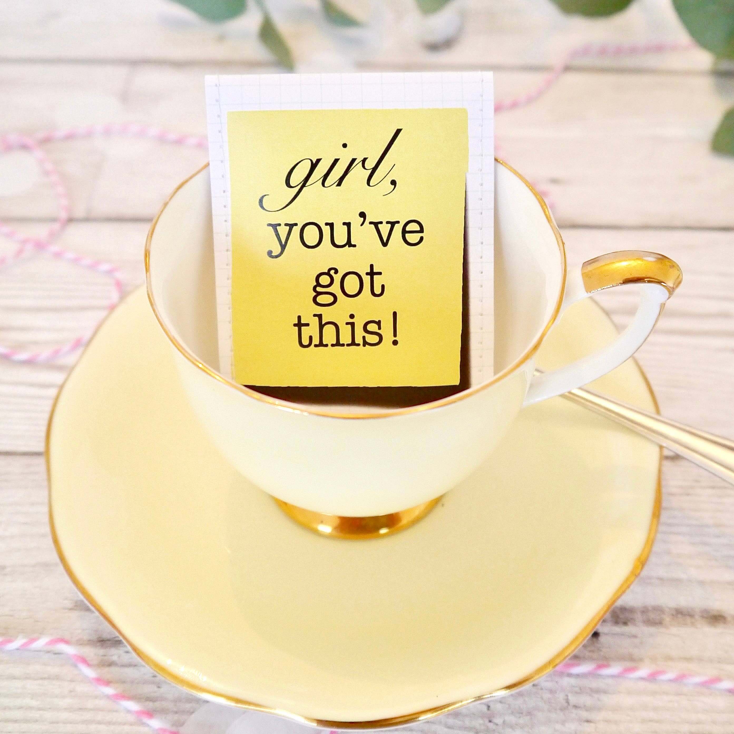 Victoria Mae Designs, tired mum tea, gift for mum, tea set for mom