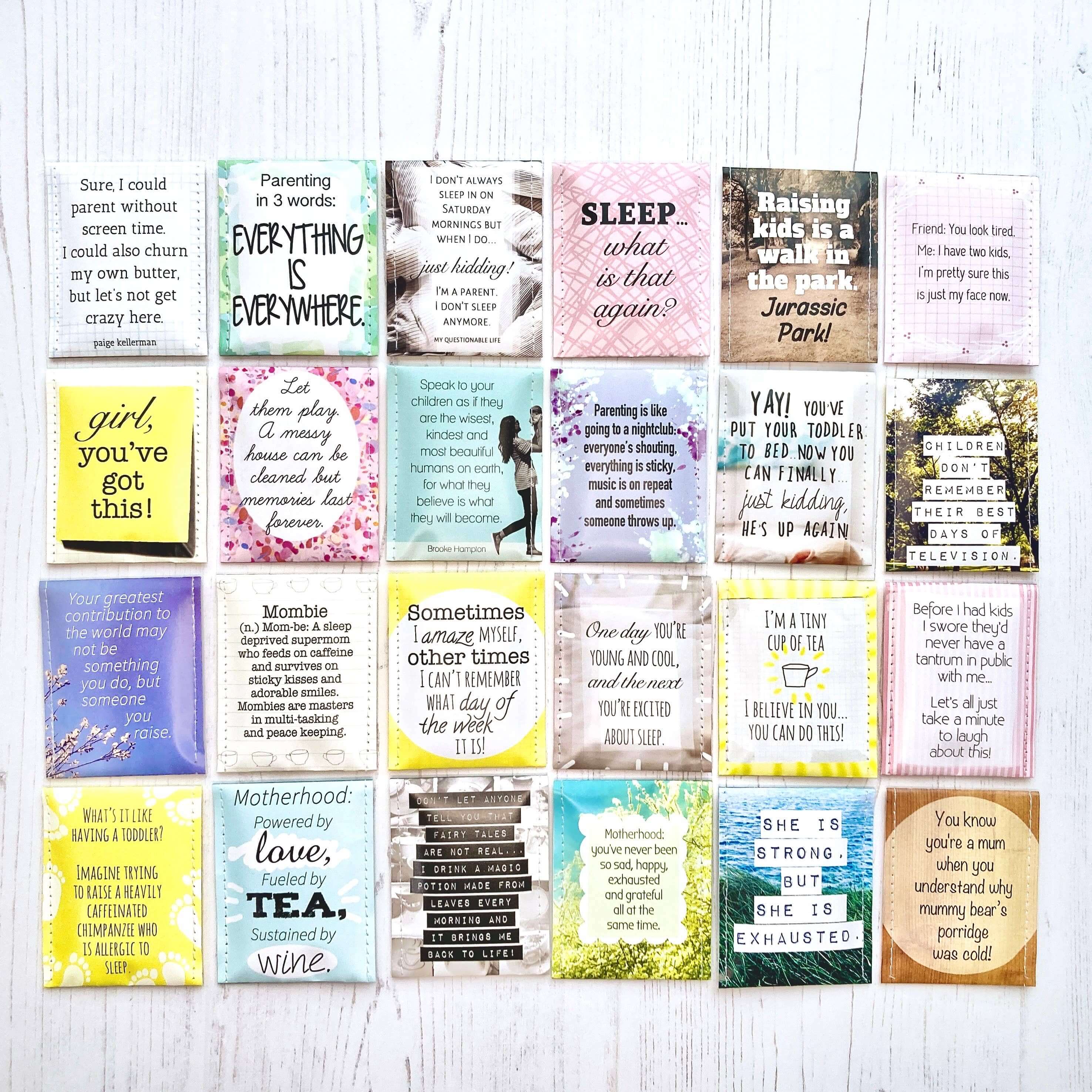 Victoria Mae Designs, tired mum tea, gift for mum, tea set for mom