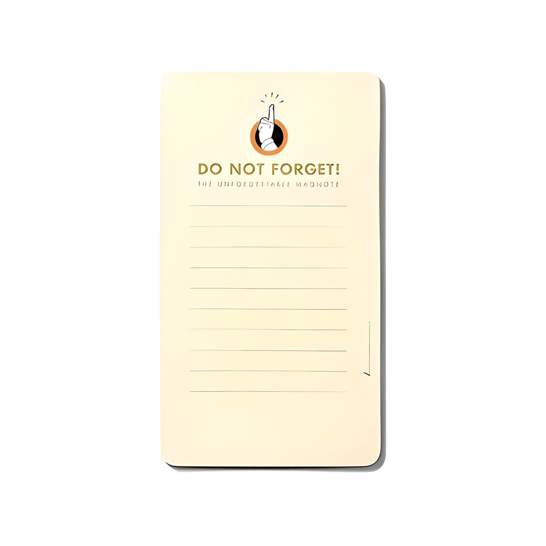 Magnote Dry Wipe Magnet with 'DO NOT FORGET!' header and lined space for notes.