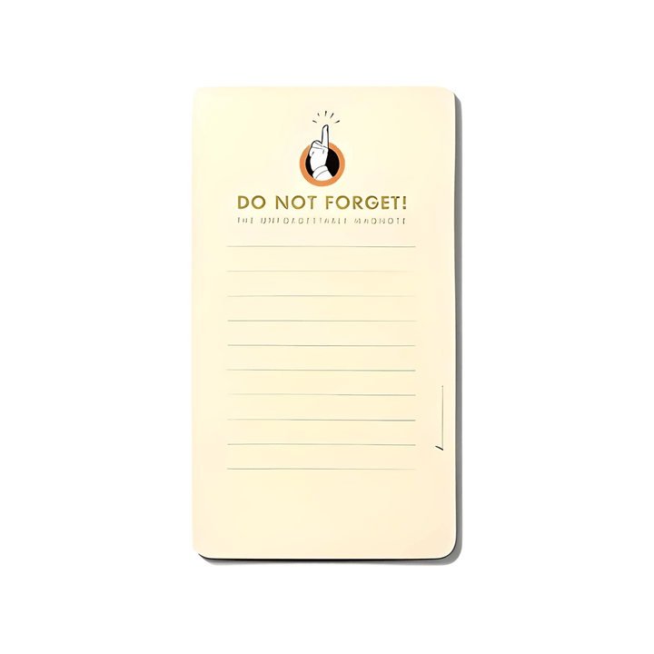 Magnote Dry Wipe Magnet with 'DO NOT FORGET!' header and lined space for notes.