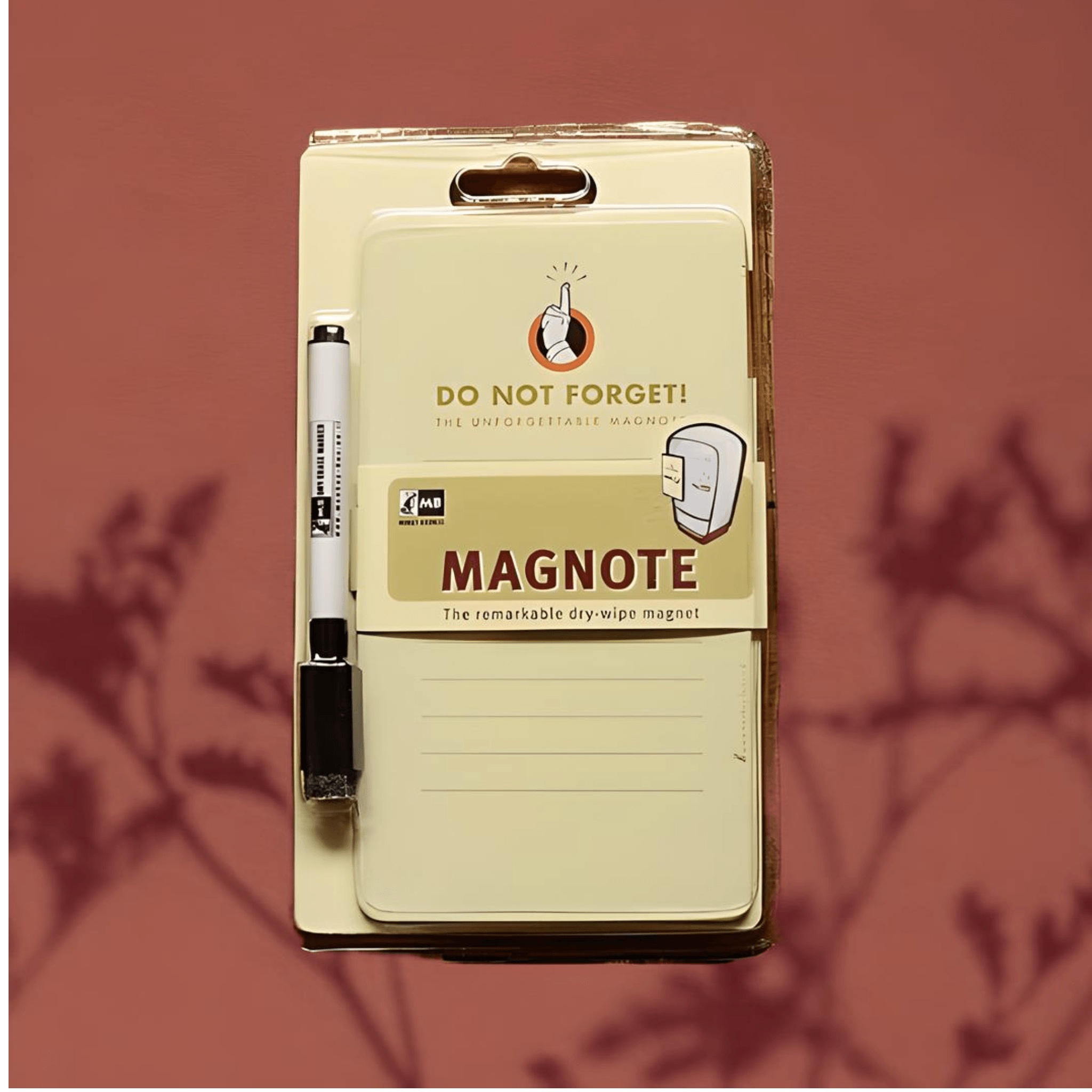 Magnote Dry Wipe Magnet with pen, perfect for grocery lists and reminders, featuring a 'Do Not Forget' design.