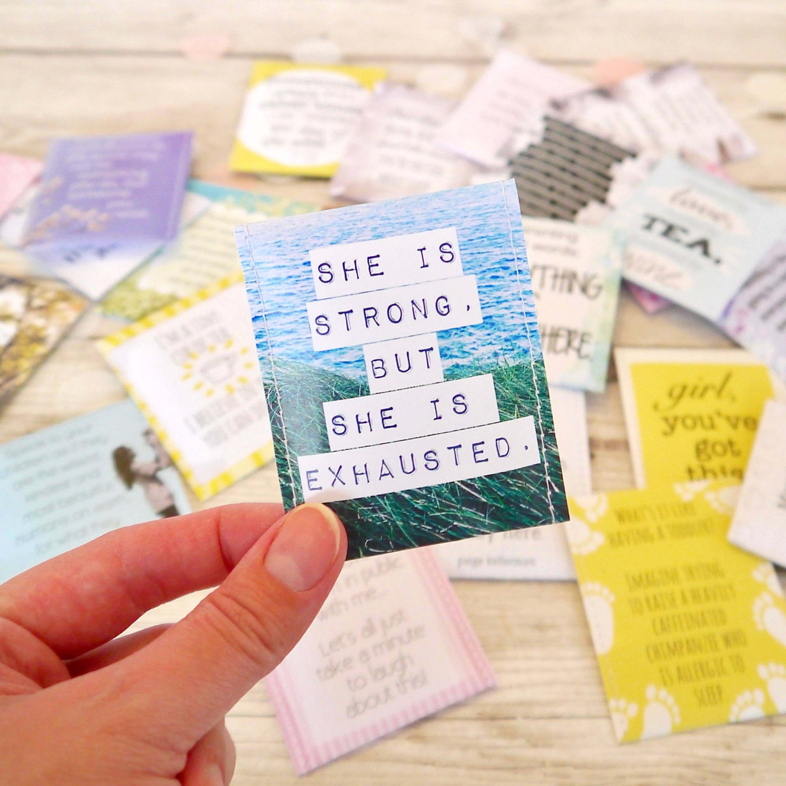 Victoria Mae Designs, tired mum tea, gift for mum, tea set for mom