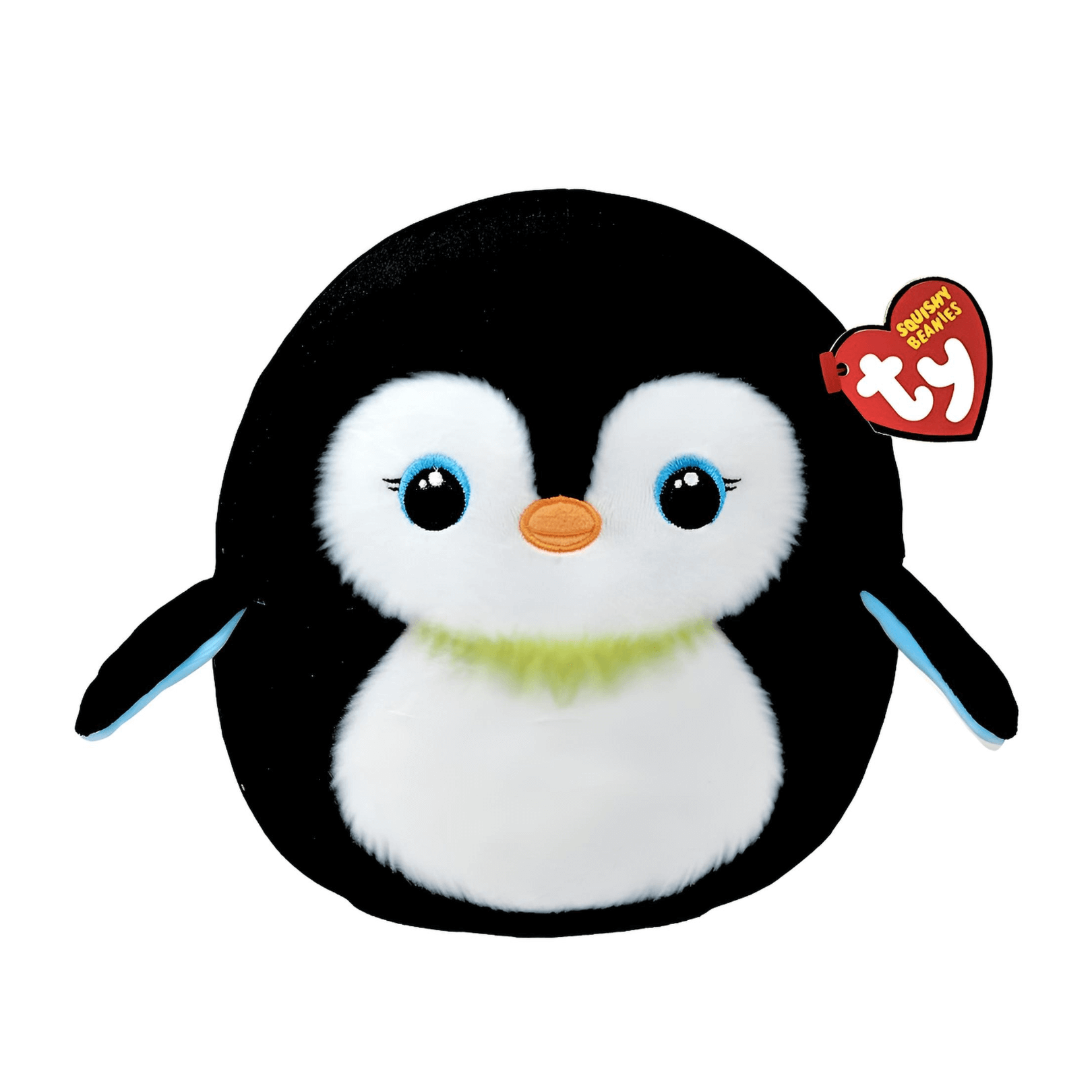 Neve the Penguin – 8 inch squishy beanie plush toy, soft black and white fabric, perfect for cuddles.