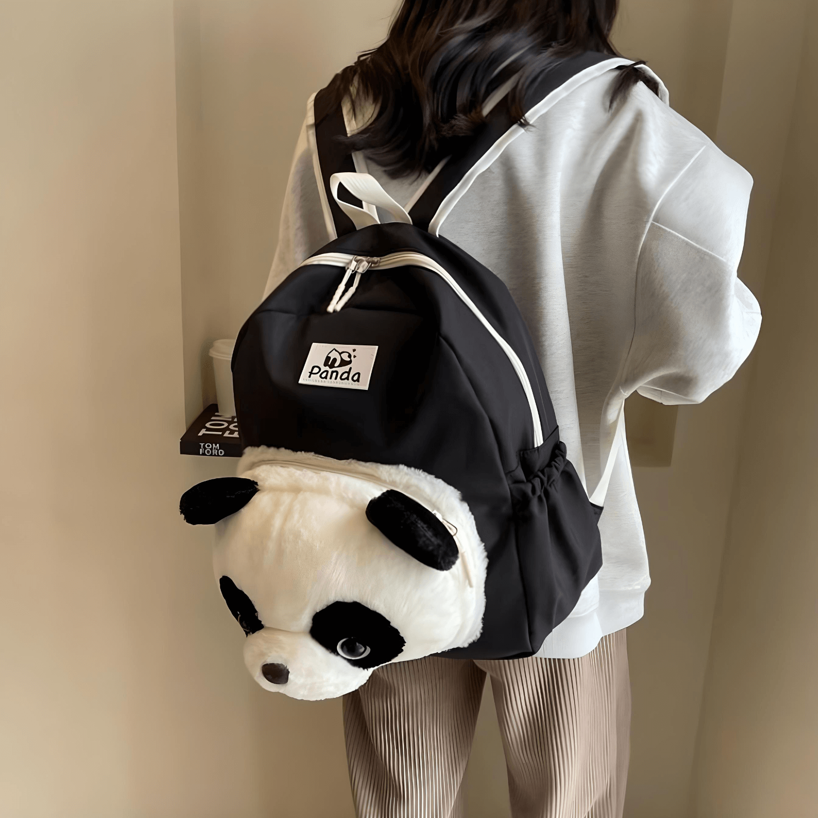 Plush Panda Backpack