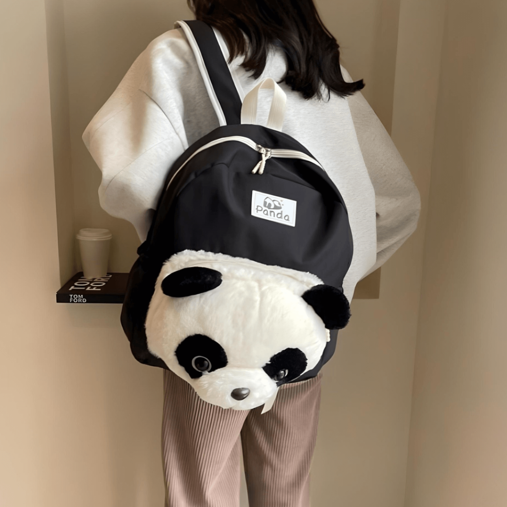 Plush Panda Backpack