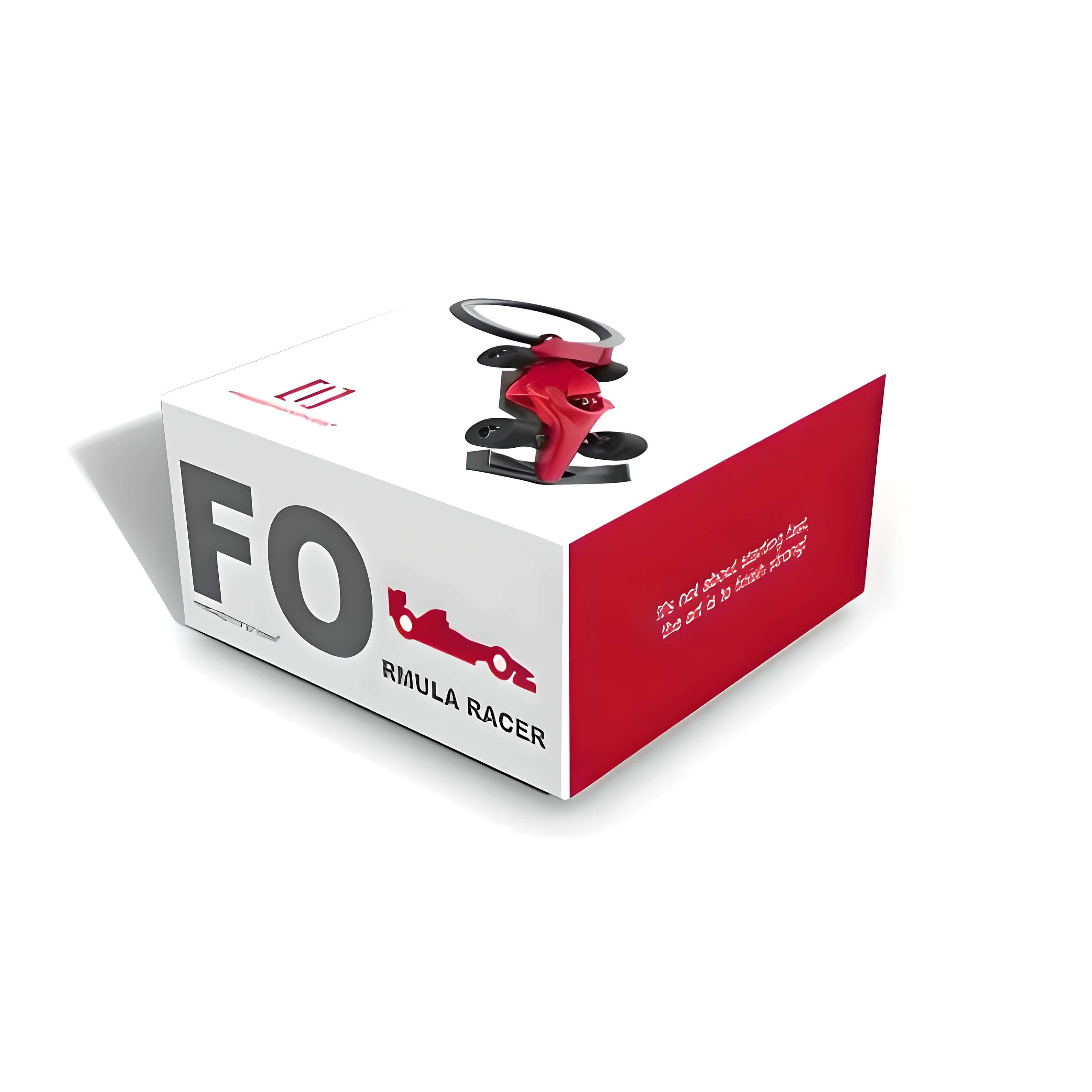 Red Car Keychain in its packaging, showcasing the Formula Racer design and premium quality.