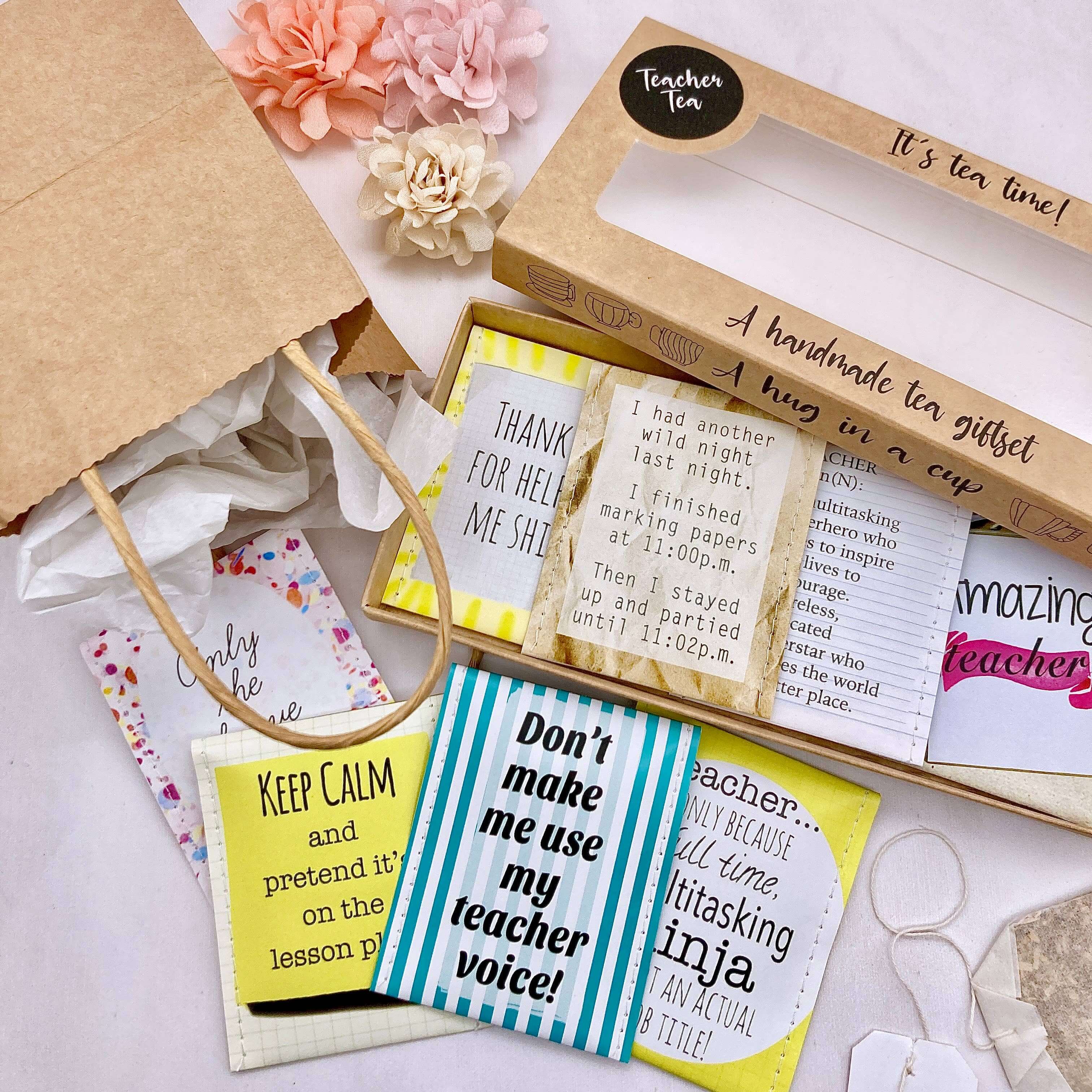 teacher's gift, tea set, tea set for adults, gift set tea