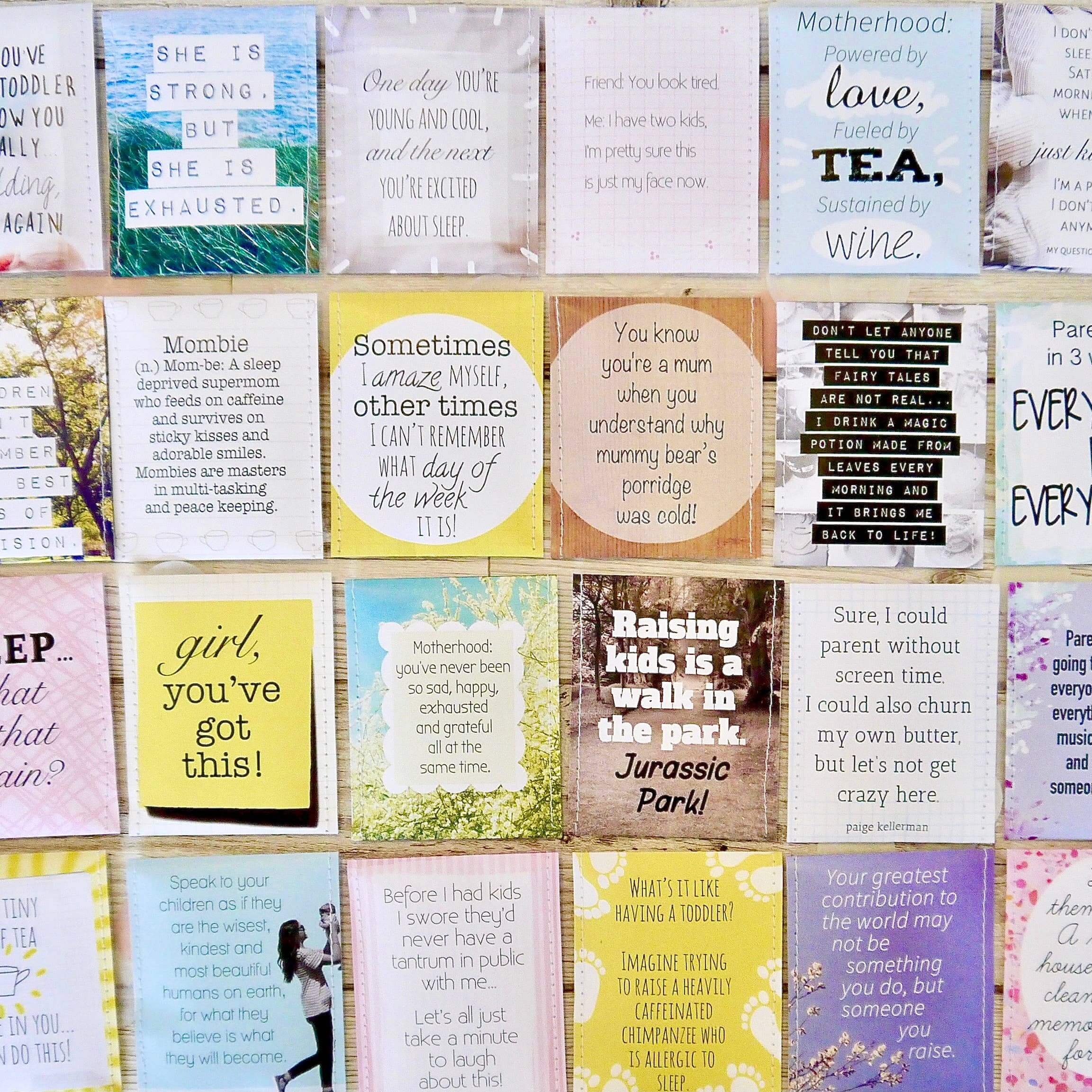 Victoria Mae Designs, tired mum tea, gift for mum, tea set for mom