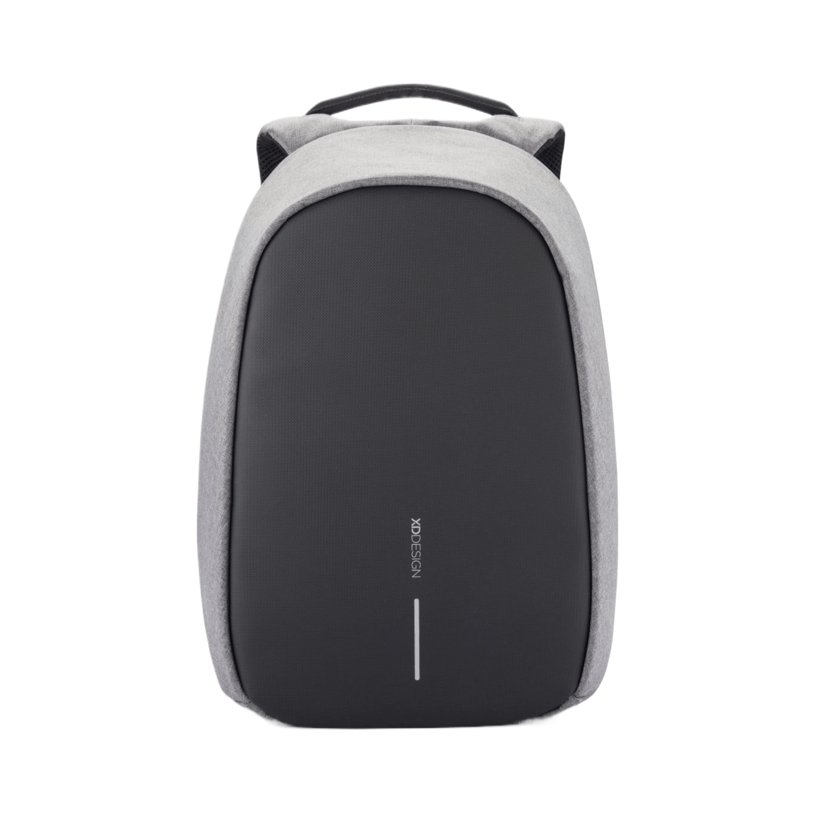 XD Design Bobby Pro Anti-Theft Backpack in sleek grey with cut-resistant shell and hidden zippers.