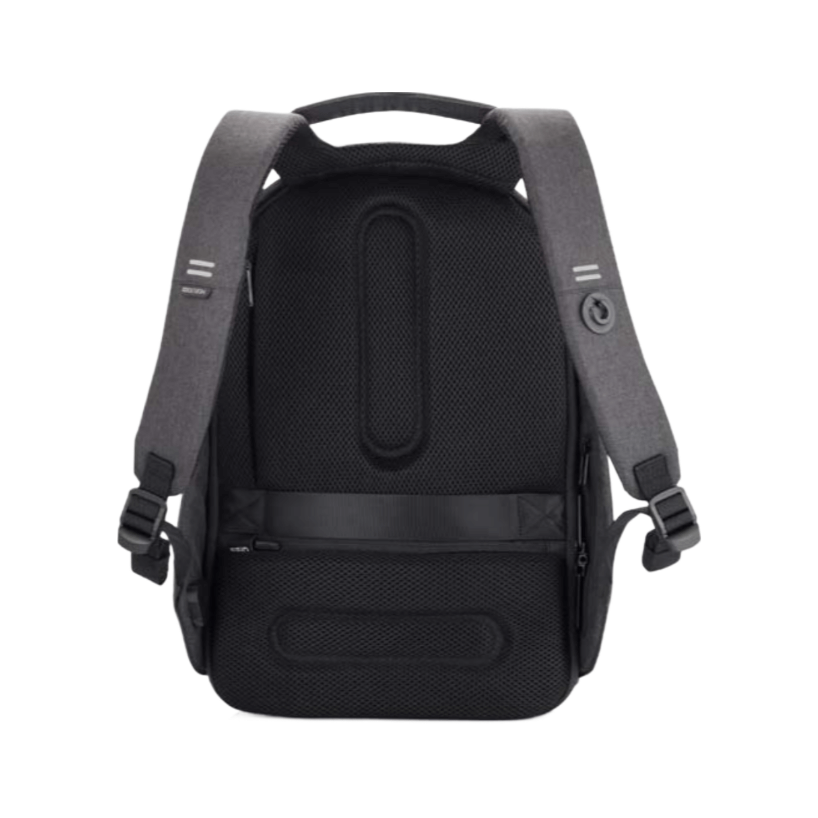 XD Design Bobby Tech Anti-Theft Backpack in sleek black with ergonomic straps and charging port.