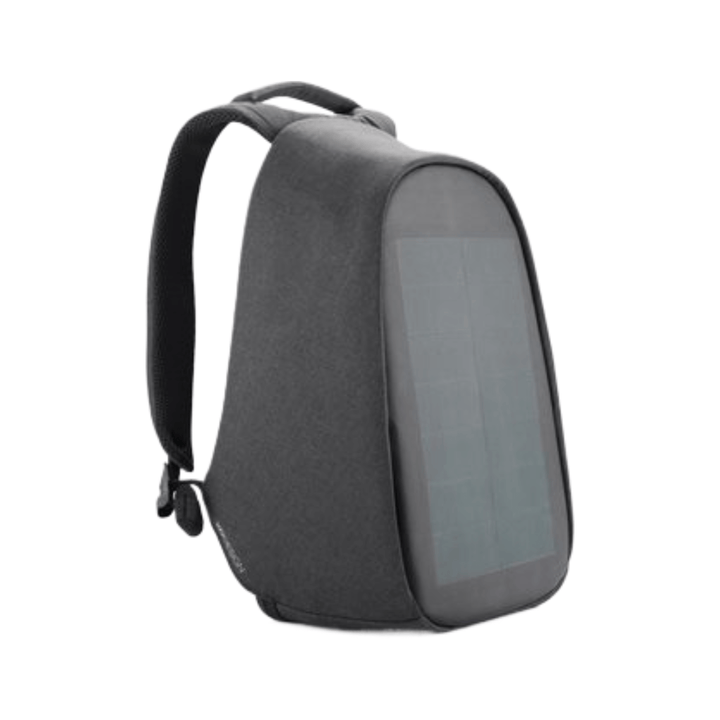 XD Design Bobby Tech Anti-Theft Backpack with solar panel front, ideal for tech-savvy travelers and commuters.