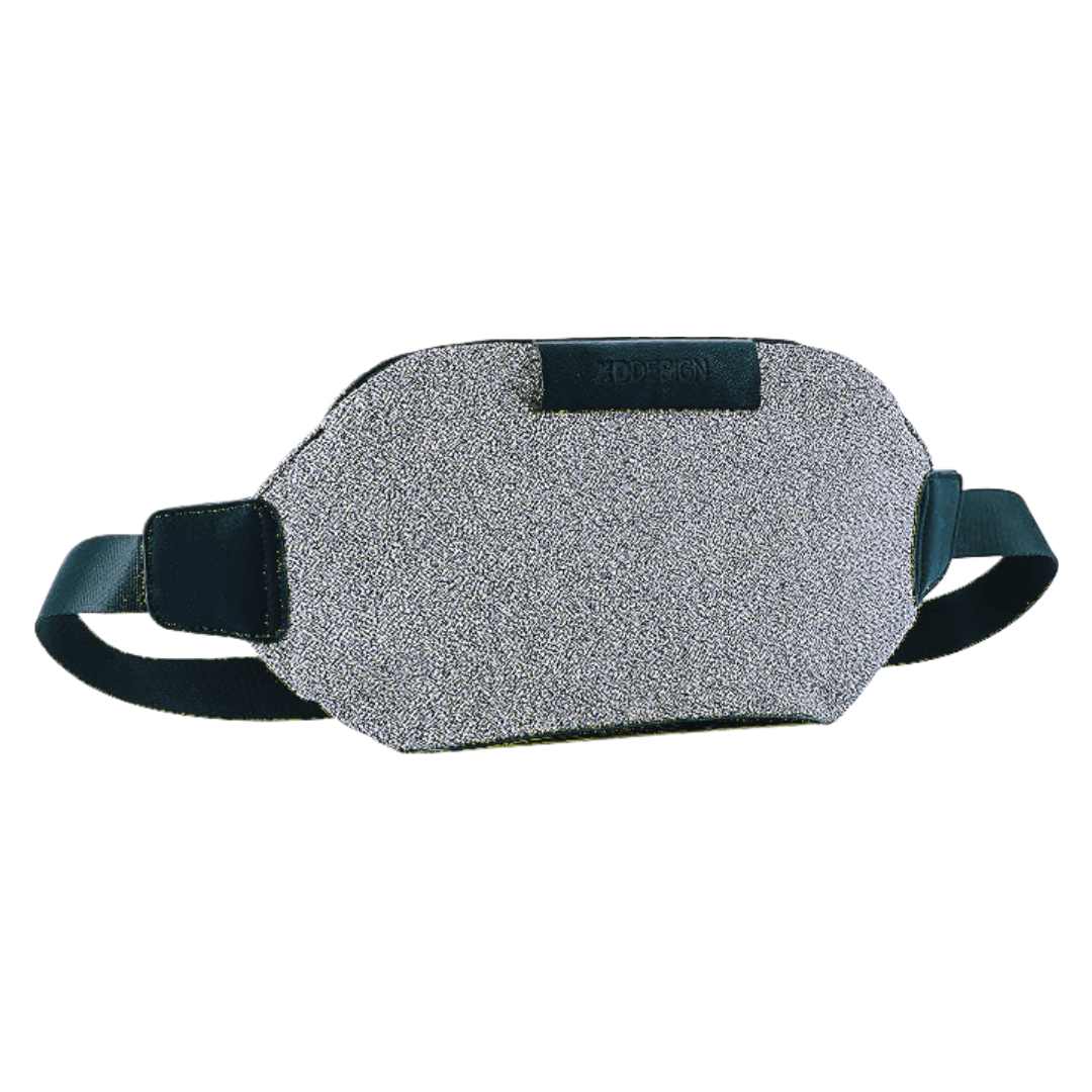 XD Design Urban Anti-Theft Bumbag in Grey – Secure crossbody style with lockable zipper and RFID protection.