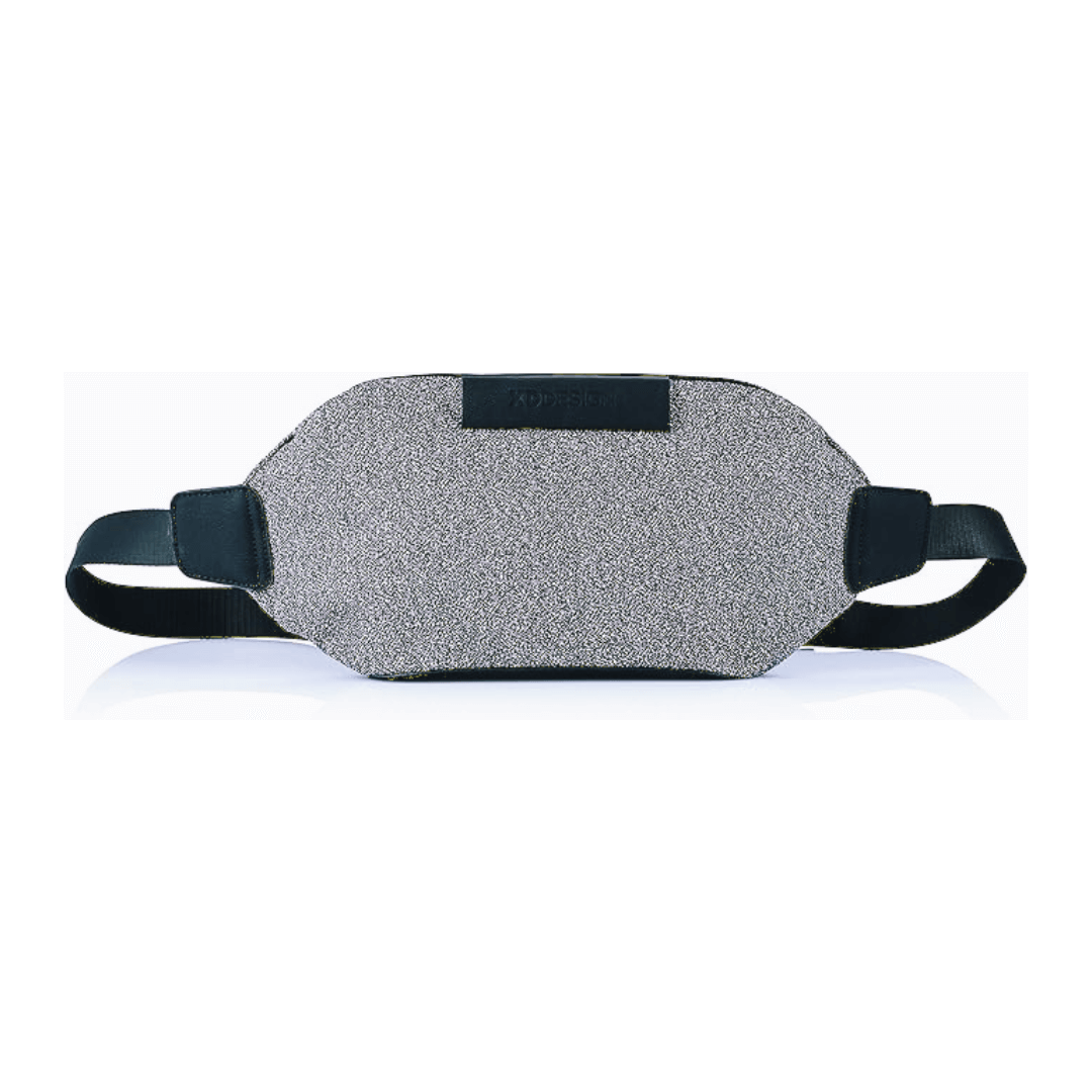XD Design Urban Anti-Theft Bumbag in Grey - Secure crossbody bag with stylish design and lockable zipper.